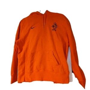 Orange Nike Hoodie Netherlands Official L Large Football Soccer Men's